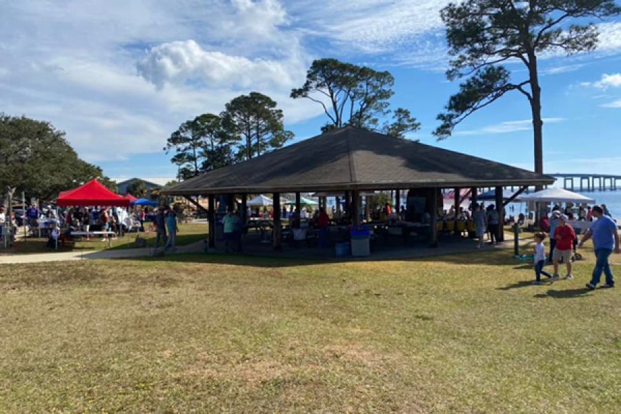 Pavillion at Navarre Park during Fun Fest