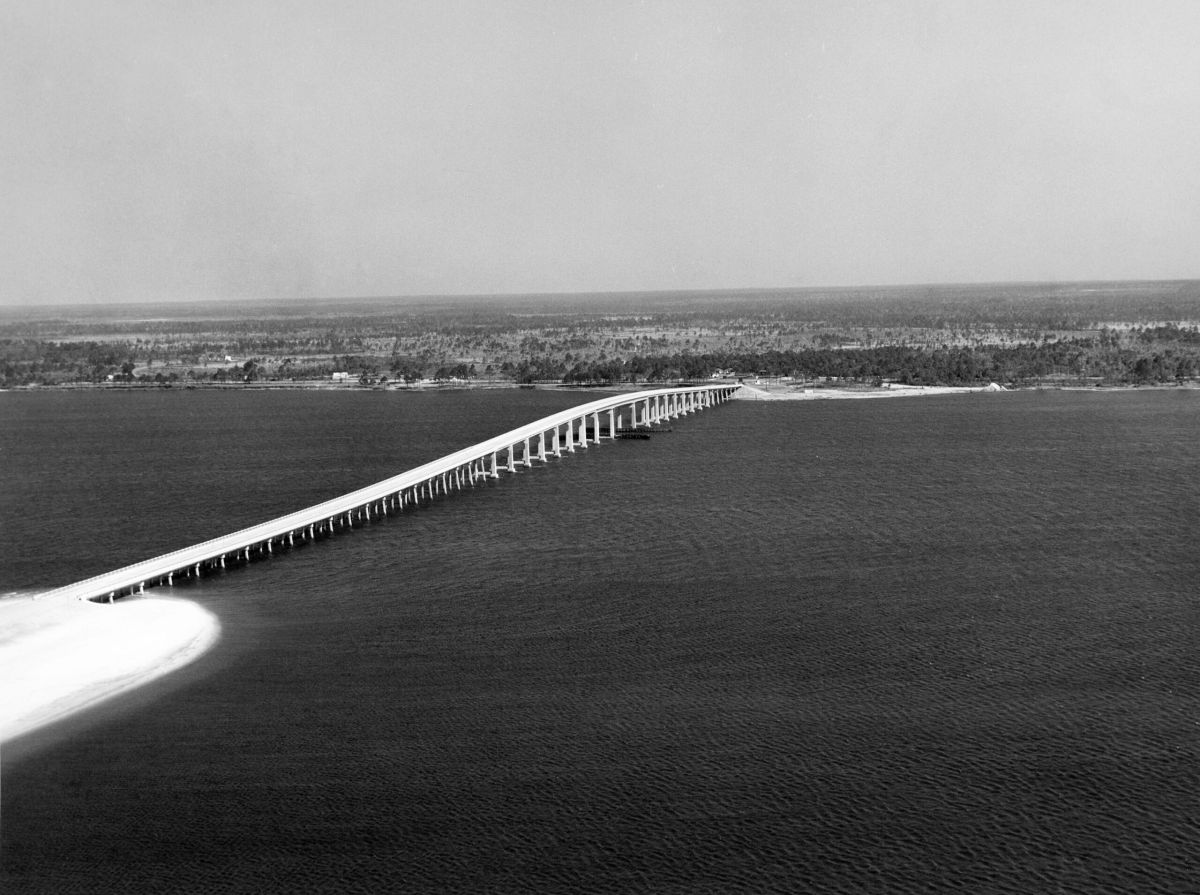 Navarre Beach Bridge Historical photo